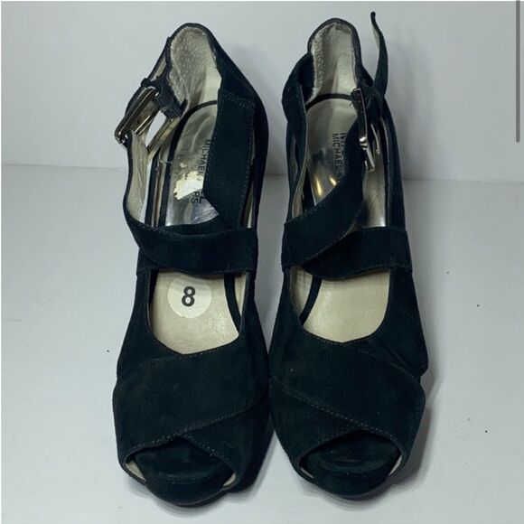 Michael Kors Black Heels Women's Size 8 - Picture 4 of 8
